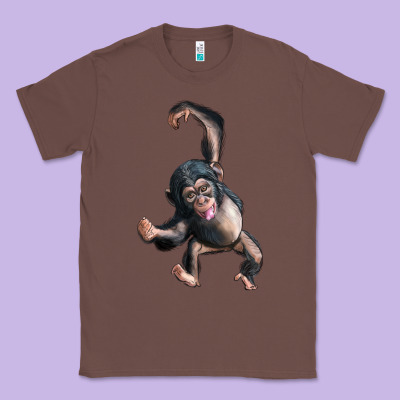 Baby Chimpanzee Classic Tee Designed By Lillyallendesigns