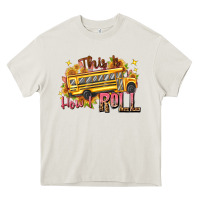 Cream this is how i roll Heavy Core Tee - texasbilliewilder