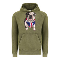 Vintage Olive English Dog Vintage Hoodie - RanaPortraitStore