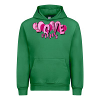 Emerald Love vibes Valentine's Day Urban Hoodie - HowdyJamesFarm