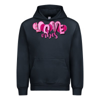 Navy Love vibes Valentine's Day Urban Hoodie - HowdyJamesFarm