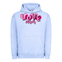 Pigment Grape Ice Love vibes Valentine's Day Urban Hoodie - HowdyJamesFarm