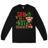 Black Christmas son of a nutcracker Long Sleeve Tee - NancyCooperArtShop