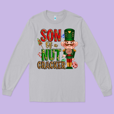 Christmas Son Of A Nutcracker Long Sleeve Tee Designed By Nancycooperartshop