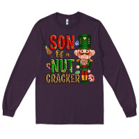 Plum Christmas son of a nutcracker Long Sleeve Tee - NancyCooperArtShop