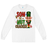 White Christmas son of a nutcracker Long Sleeve Tee - NancyCooperArtShop