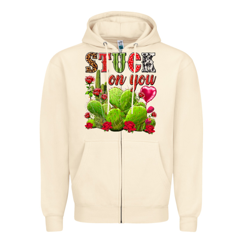 Stuck On You Zipper Hoodie by NancyCooperArtShop | Teevron
