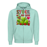 Seafoam stuck on you Zipper Hoodie - NancyCooperArtShop
