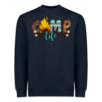 Navy camp life Heavyweight Sweatshirt - Artiststas