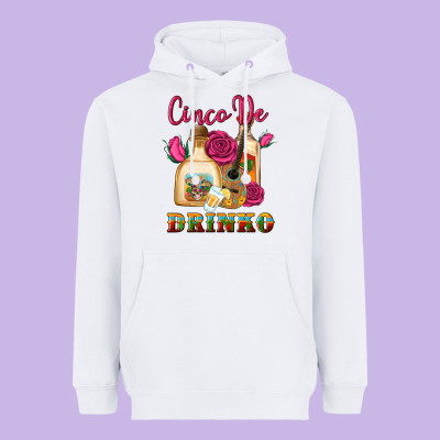 Cinco De Drinko Heavyweight Hoodie Designed By Artiststas