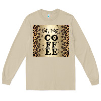 Mushroom but first coffee Long Sleeve Tee - JahusDesignShop