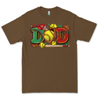 Cacao dad softball Premium Tee - Zillion Design Studio