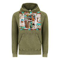 Vintage Olive love camp Vintage Hoodie - JahusDesignShop