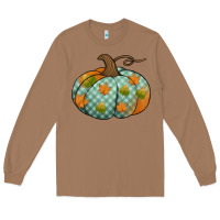 Toasted Coconut blue plaid autumn pumpkin Long Sleeve Tee - Jasminsmagicworld