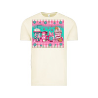 Pink Christmas Coffee Vintage Tee | Teevron