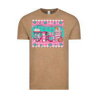 Vintage Coffee pink christmas coffee Vintage Tee - Jasminsmagicworld