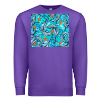 Purple humpback whale Premium Sweatshirt - BarkalooDesign