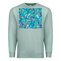 Seafoam humpback whale Premium Sweatshirt - BarkalooDesign
