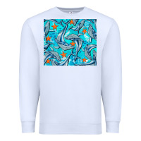 White humpback whale Premium Sweatshirt - BarkalooDesign