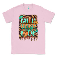 Bubblegum Pink faith hope and love Classic Tee - BarkalooDesign