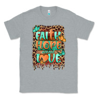 Heather Grey faith hope and love Classic Tee - BarkalooDesign