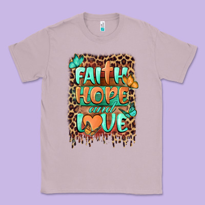 Faith Hope And Love Classic Tee Designed By Barkaloodesign