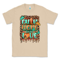 Mushroom faith hope and love Classic Tee - BarkalooDesign