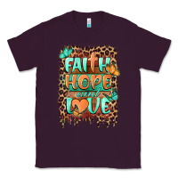 Plum faith hope and love Classic Tee - BarkalooDesign