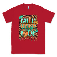 Red faith hope and love Classic Tee - BarkalooDesign