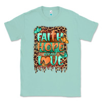 Seafoam faith hope and love Classic Tee - BarkalooDesign