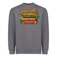 Storm national hispanic heritage month with background Heavyweight Sweatshirt - BundleAndBundleShop