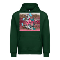 Forest Green cancer awareness anchor Urban Hoodie - CowGirlArtShop