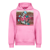 Fuchsia Pink cancer awareness anchor Urban Hoodie - CowGirlArtShop
