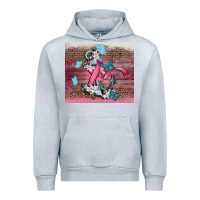 Heather Grey cancer awareness anchor Urban Hoodie - CowGirlArtShop