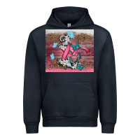 Navy cancer awareness anchor Urban Hoodie - CowGirlArtShop