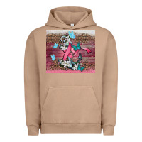 Pigment Burro cancer awareness anchor Urban Hoodie - CowGirlArtShop