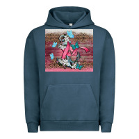 Pigment Midnight Navy cancer awareness anchor Urban Hoodie - CowGirlArtShop
