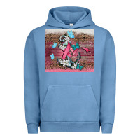 Pigment Pebble Blue cancer awareness anchor Urban Hoodie - CowGirlArtShop
