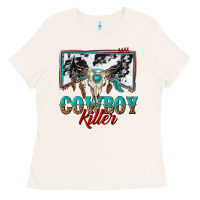 Bone cowboy killer Ladies Tee - texasbilliewilder