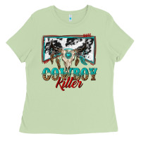 Matcha cowboy killer Ladies Tee - texasbilliewilder