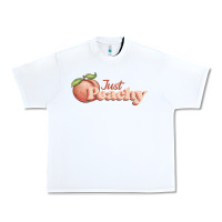 White just peachy Urban Heavy Tee - JahusDesignShop