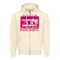 Sandshell make a mixtape cassette Zipper Hoodie - NancyCooperArtShop