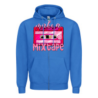 True Royal make a mixtape cassette Zipper Hoodie - NancyCooperArtShop