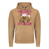 Vintage Camel dead inside but merry  pink christmas skeleton Vintage Hoodie - AdoDesignShop