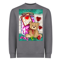 Storm candy jar with bear  air Heavyweight Sweatshirt - AdoDesignShop