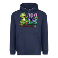 Navy 100 days chancing my students crow Heavyweight Hoodie - SublimationCraftShop