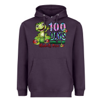 Plum 100 days chancing my students crow Heavyweight Hoodie - SublimationCraftShop