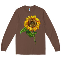 Chestnut mammoth sunflower Long Sleeve Tee - LillyAllenDesigns