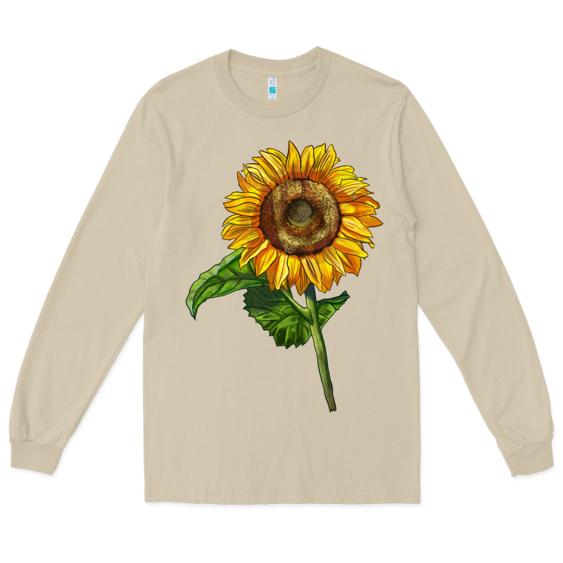 Mammoth Sunflower Long Sleeve Tee by LillyAllenDesigns | Teevron