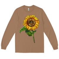 Toasted Coconut mammoth sunflower Long Sleeve Tee - LillyAllenDesigns
